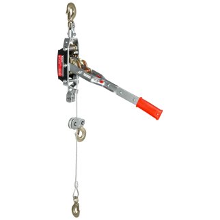 Лебедка рычажная, тяга - 4 т, подъем - 1, 6 т, двойное храповое колесо MATRIX 52225 фото 2