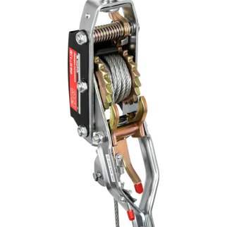 Лебедка рычажная, тяга - 4 т, подъем - 1, 6 т, двойное храповое колесо MATRIX 52225 фото 5