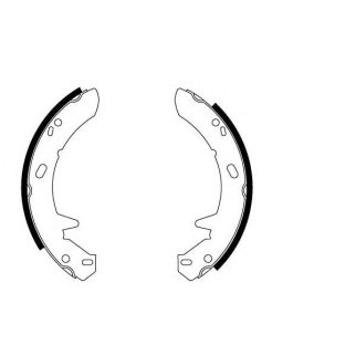 Колодки барабанные к-кт MINTEX MFR390 фото