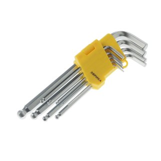 Набор ключей шестигранных Г-образных удлиненных с шаром 1.5-10мм 9пр. ЭВРИКА фото 1