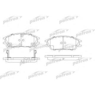 Колодки тормозные PATRON PBP435 фото