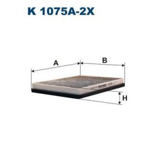 Фильтр салона FILTRON K 1075A-2X фото