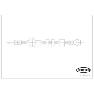 Шланг тормозной ALFA ROMEO: GIULIETTA 1.4 TB/1.6 JTDM/1.8 TBi/2.0 JTDM 10- фото