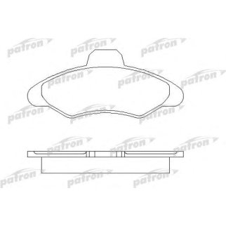 Колодки тормозные PATRON PBP617 фото