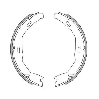 Колодки торм. для а/м Mercedes C (W204) (07-) барабан. ст. торм. 164x25 (GF 4619) фото 2