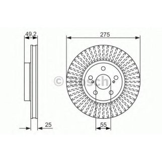 Диск тормозной BOSCH 0 986 479 619 фото