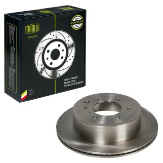 Диск тормозной задний вентилируемый TRIALLI DF 117408 фото