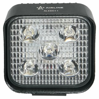 Фара светодиодная мини квадратная, 5 LED направленный свет, 15W (83х83х36) 12/24V (ALED011) фото 2