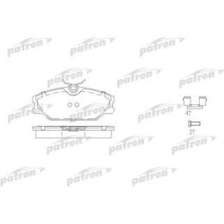 Колодки тормозные PATRON PBP1420 фото