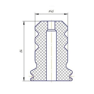 Пыльник с отбойником TRIALLI BCS 2084 фото 2