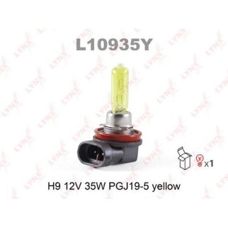 Лампа галогенная H9 12V 35W PGJ19-5 YELLOW фото
