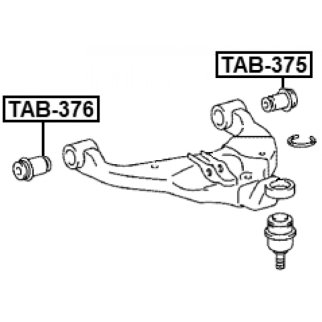 Сайлентблок передний нижнего рычага фото 2