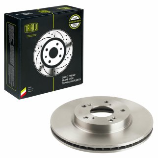 Диск тормозной передний вентилируемый TRIALLI DF 230105 фото