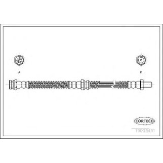 Шланг тормозной CORTECO 19033491 фото