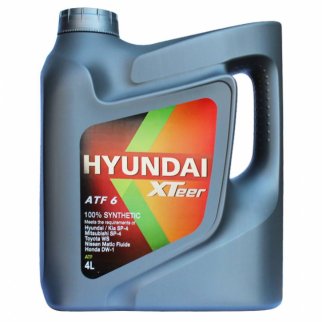 Масло трансмиссионное Hyundai Xteer ATF 6 4 л 1041412 фото