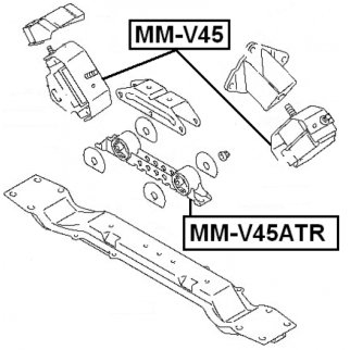 Опора двигателя MM-V45 фото 2 Опора двигателя MM-V45 фото 2