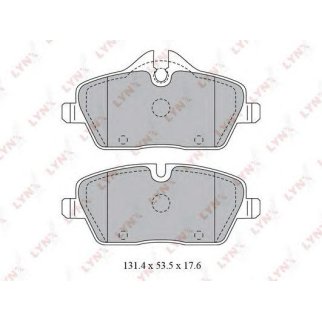 Колодки тормозные передние к-кт LYNXauto BD-1429 фото