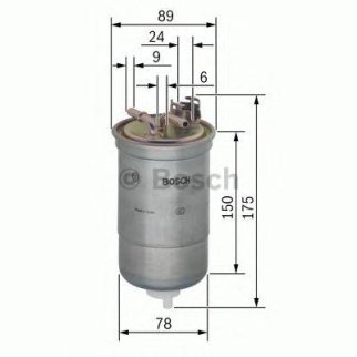 Фильтр топливный BOSCH 0 450 906 267 фото