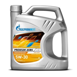 Масло моторное Gazpromneft PREMIUM A5/B5 5W-30 синтетическое 4 л 253142585 фото