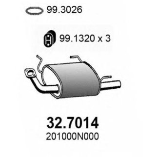 Глушитель основной ASSO 32.7014 фото