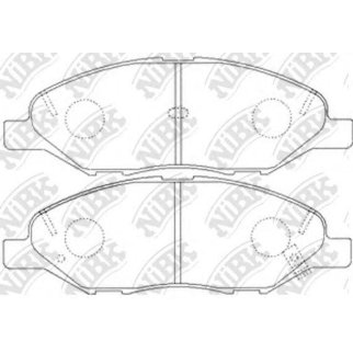 Колодки тормозные передние к-кт NiBK PN2452 фото