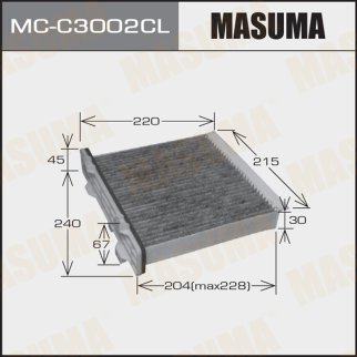 Фильтр салона Masuma MC-C3002CL фото