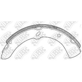 Колодки барабанные к-кт NiBK FN3336 фото