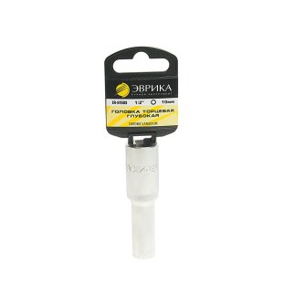 Головка торцевая 10 1/2" 6гр глубокая ЭВРИКА фото