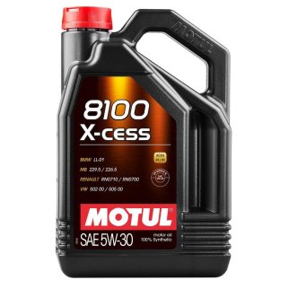 Масло моторное 8100 X-CESS 5W30 синт.5л MOTUL фото