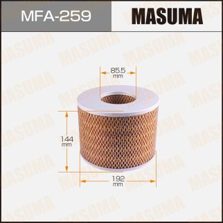 Фильтр воздушный Masuma MFA-259 фото