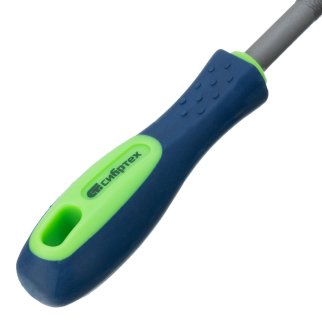 Напильник 300мм круглый №2 двухкомпонентная рукоятка СИБРТЕХ фото 1