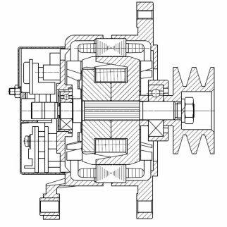 Генератор ГАЗ 3310 Валдай с дв. Д-245.7 70A фото 5