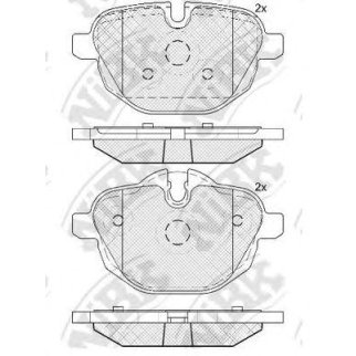 Колодки тормозные к-кт NiBK PN0546 фото