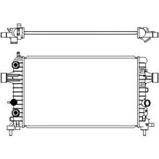 Радиатор основной SAKURA 33511028 фото