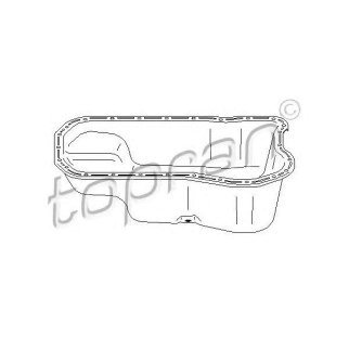 Поддон масляный двигателя topran 113274755 фото