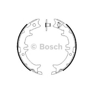 Колодки ручного тормоза к-кт BOSCH 0 986 487 615 фото