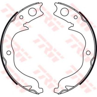 Колодки ручного тормоза к-кт TRW GS8753 фото