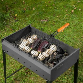 Решетка гриль 250х310х65мм объемная антиприг. PALISAD фото 7