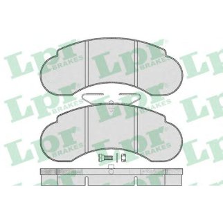 Колодки тормозные передние к-кт Lpr 05P415 фото