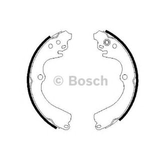 Колодки барабанные к-кт BOSCH 0 986 487 463 фото