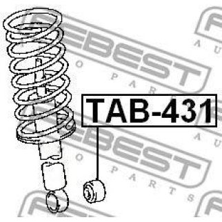 Сайлентблок амортизатора FEBEST TAB-431 фото