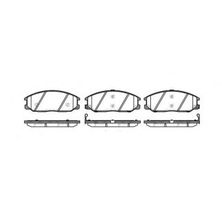 Колодки тормозные REMSA _077112 фото