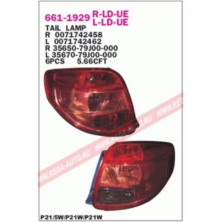 Фонарь задний правый DEPO 661-1929R-LD-UE фото