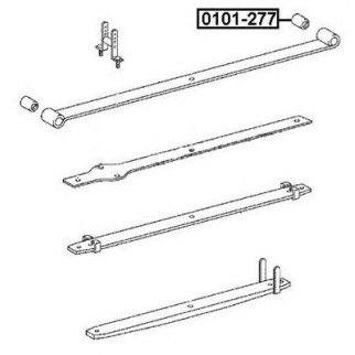 Сайлентблок ASVA 0101-277 фото