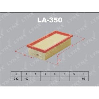 Фильтр воздушный LYNXauto LA350 фото