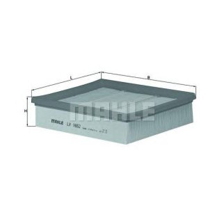 Фильтр воздушный KNECHT LX 1652 фото 2 Фильтр воздушный KNECHT LX 1652 фото 2