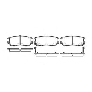 Колодки тормозные REMSA _040502 фото