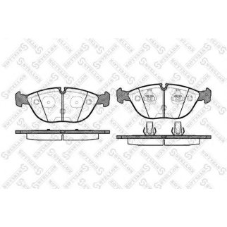 608 000B-SX_колодки дисковые п.! с антискрип. пл. BMW E38 5.0/4.0D 94&gt;, MB W210 E50/E55 AMG 96-02 фото