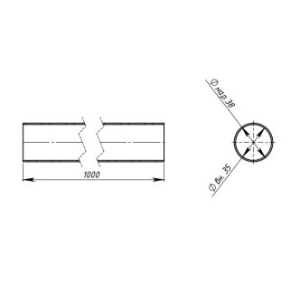 Труба глушителя TRIALLI EMC0138 фото 2