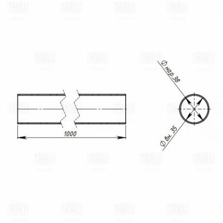 Труба глушителя TRIALLI EMC0138 фото 2 Труба глушителя TRIALLI EMC0138 фото 2